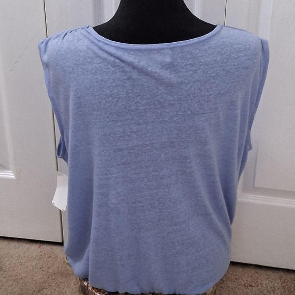 NWT Max Studio Linen Blend Sleeveless Top    Size M - Picture 5 of 12